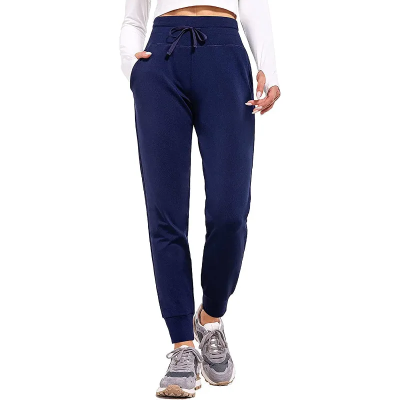 Women's Fleece Lined Pants Water Resistant Thermal Joggers Winter Running Hiking Sweatpants Snow Pants Pockets