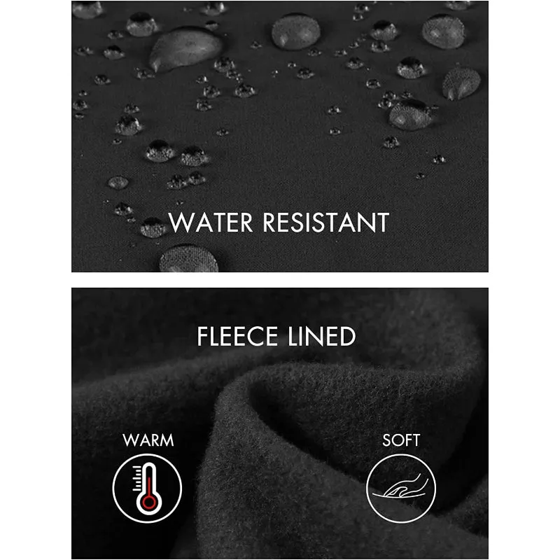 Women's Fleece Lined Pants Water Resistant Thermal Joggers Winter Running Hiking Sweatpants Snow Pants Pockets