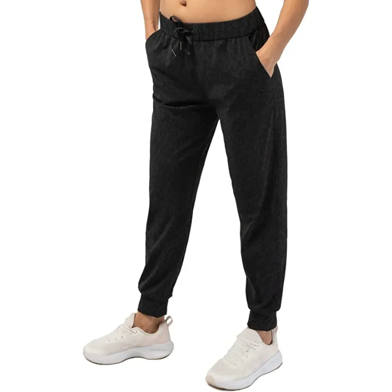 Women's Joggers Pants Drawstring Running Sweatpants With Pockets Lounge Wear