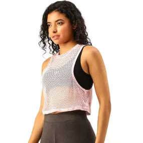 Women's Mesh Sport Top,Pink