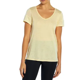 Women's V-Neck T-Shirt,Yellow