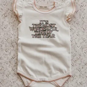 Wonderful Time Bodysuit - Pink Size 0000