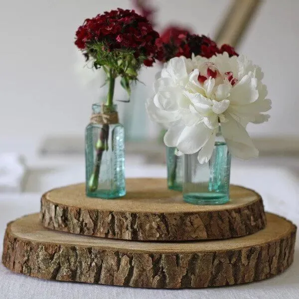 Wood Log Tree Slices - Rustic Wedding Centrepieces. (Varying Sizes 20cm - 47cm)