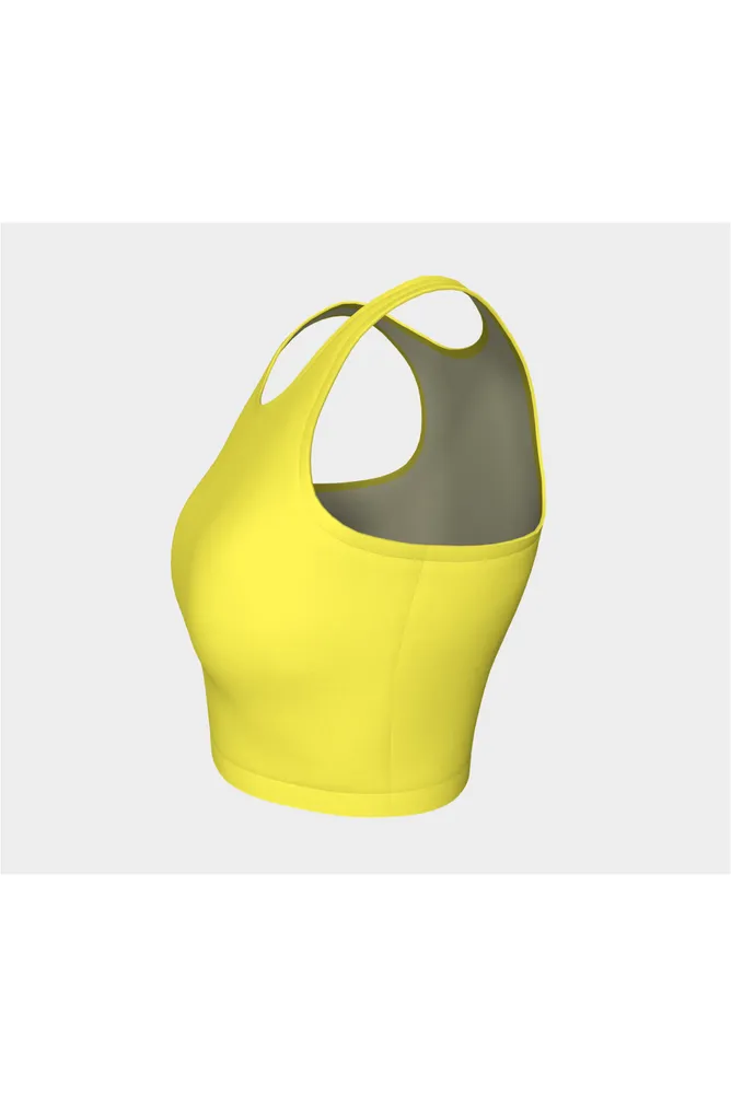 Yellow Spark Athletic Top