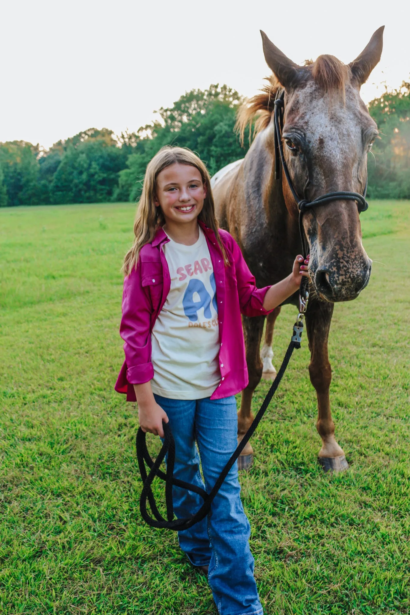 Youth Hooey Sol Competition Pink Long Sleeve Shirt